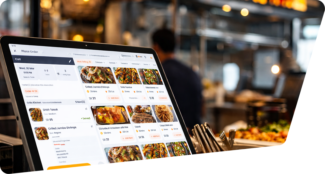 BonTech POS in a restaurant