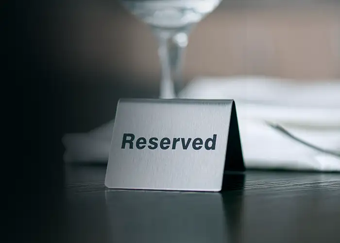 online restaurant table reservation system